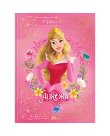 imagem principal do produto Caderno Brochura Capa Dura Colegial Princesas 80 Folhas
