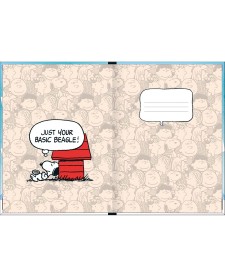 imagem de detalhe produto Caderno Brochura Capa Dura Colegial Snoopy 160 Folhas