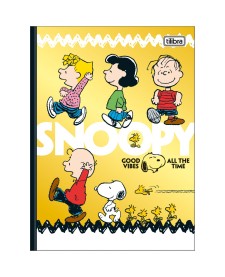 imagem principal do produto Caderno Brochura Capa Dura Colegial Snoopy 160 Folhas