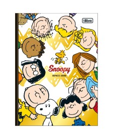 imagem principal do produto Caderno Brochura Capa Dura Colegial Snoopy 80 Folhas