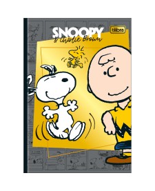 imagem principal do produto Caderno Brochura Capa Dura Decorado 1/4 Snoopy 80 Folhas