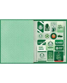 imagem de detalhe produto Caderno Brochura Capa Dura Palmeiras 80 Folhas