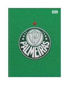imagem principal do produto Caderno Brochura Capa Dura Palmeiras 80 Folhas