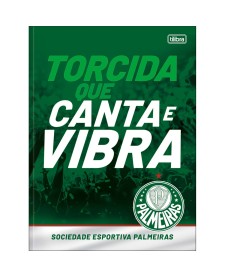 imagem principal do produto Caderno Brochura Capa Dura Palmeiras 80 Folhas