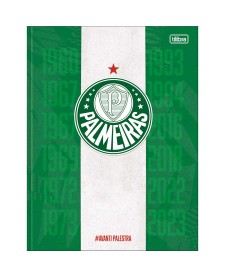 imagem principal do produto Caderno Brochura Capa Dura Palmeiras 80 Folhas