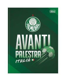 imagem principal do produto Caderno Brochura Capa Dura Palmeiras 80 Folhas