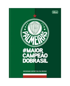 imagem principal do produto Caderno Brochura Capa Dura Palmeiras 80 Folhas