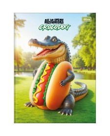 imagem principal do produto Caderno Brochura Capa Dura Universitário 4-Fun 80 Folhas