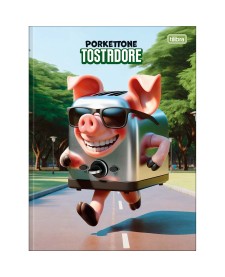 imagem principal do produto Caderno Brochura Capa Dura Universitário 4-Fun 80 Folhas