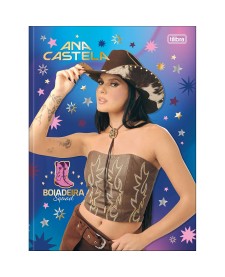 imagem principal do produto Caderno Brochura Capa Dura Universitário Ana Castela 80 Folhas