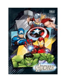 imagem principal do produto Caderno Brochura Capa Dura Universitário Avengers 48 Folhas