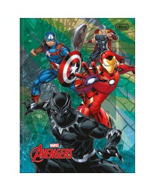 imagem principal do produto Caderno Brochura Capa Dura Universitário Avengers 80 Folhas
