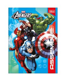 imagem principal do produto Caderno Brochura Capa Dura Universitário Avengers 80 Folhas