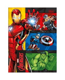 imagem principal do produto Caderno Brochura Capa Dura Universitário Avengers 80 Folhas