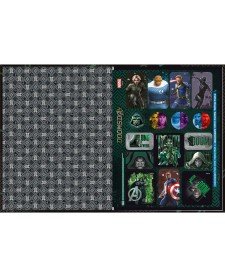 imagem de detalhe produto Caderno Brochura Capa Dura Universitário Avengers Doomsday 80 Folhas