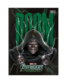 imagem principal do produto Caderno Brochura Capa Dura Universitário Avengers Doomsday 80 Folhas