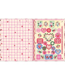 imagem de detalhe produto Caderno Brochura Capa Dura Universitário Be Berry! 80 Folhas