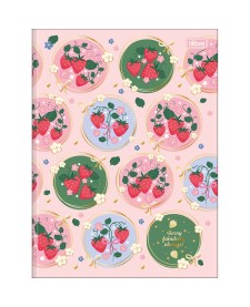 imagem principal do produto Caderno Brochura Capa Dura Universitário Be Berry! 80 Folhas