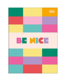 imagem principal do produto Caderno Brochura Capa Dura Universitário Be Nice 80 Folhas