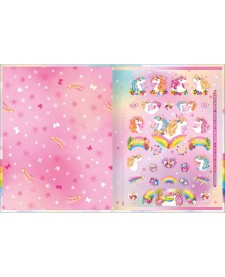 imagem de detalhe produto Caderno Brochura Capa Dura Universitário Blink 48 Folhas