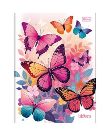 imagem principal do produto Caderno Brochura Capa Dura Universitário Bloom 80 Folhas