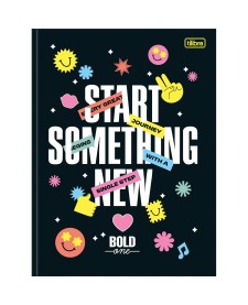 imagem principal do produto Caderno Brochura Capa Dura Universitário Bold One Feminino 80 Folhas
