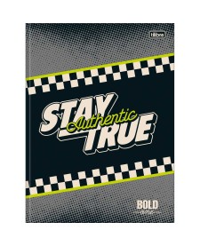imagem principal do produto Caderno Brochura Capa Dura Universitário Bold One Masculino 80 Folhas
