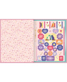 imagem de detalhe produto Caderno Brochura Capa Dura Universitário Bookland 80 Folhas