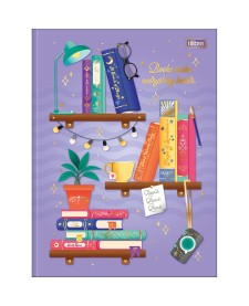 imagem principal do produto Caderno Brochura Capa Dura Universitário Bookland 80 Folhas