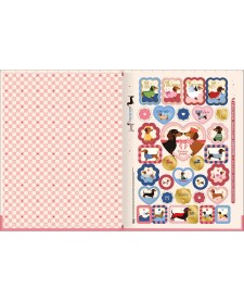 imagem de detalhe produto Caderno Brochura Capa Dura Universitário Brownie 80 Folhas