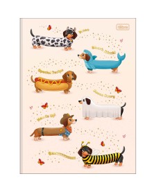 imagem principal do produto Caderno Brochura Capa Dura Universitário Brownie 80 Folhas