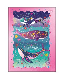 imagem principal do produto Caderno Brochura Capa Dura Universitário Bubble 80 Folhas