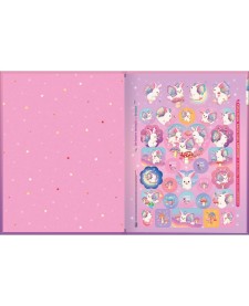 imagem de detalhe produto Caderno Brochura Capa Dura Universitário Bunnyfly 80 Folhas
