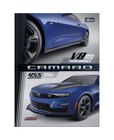 imagem principal do produto Caderno Brochura Capa Dura Universitário Camaro e Corvette 80 Folhas