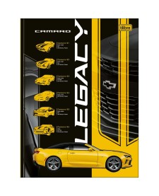 imagem principal do produto Caderno Brochura Capa Dura Universitário Camaro e Corvette 80 Folhas