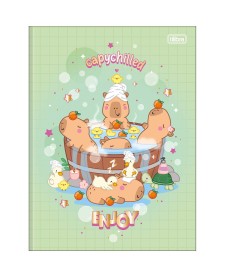 imagem principal do produto Caderno Brochura Capa Dura Universitário Capyclub 48 Folhas