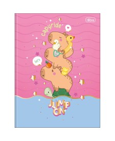 imagem principal do produto Caderno Brochura Capa Dura Universitário Capyclub 80 Folhas