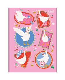 imagem principal do produto Caderno Brochura Capa Dura Universitário Cindy 80 Folhas