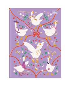 imagem principal do produto Caderno Brochura Capa Dura Universitário Cindy 80 Folhas