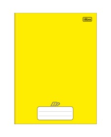 imagem principal do produto Caderno Brochura Capa Dura Universitário D+ Amarelo 48 Folhas