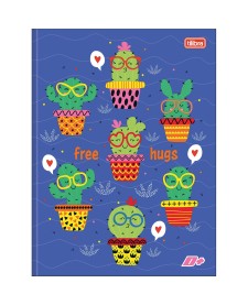 imagem principal do produto Caderno Brochura Capa Dura Universitário D+ Feminino 48 Folhas