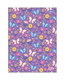 imagem principal do produto Caderno Brochura Capa Dura Universitário D+ Feminino 96 Folhas