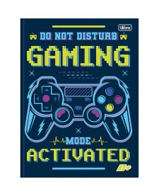 imagem principal do produto Caderno Brochura Capa Dura Universitário D+ Masculino 48 Folhas