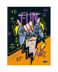 imagem principal do produto Caderno Brochura Capa Dura Universitário D+ Masculino 48 Folhas