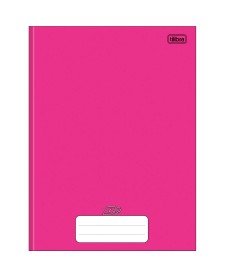 imagem principal do produto Caderno Brochura Capa Dura Universitário D+ Rosa 96 Folhas