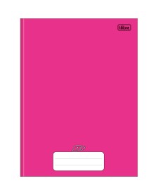 imagem principal do produto Caderno Brochura Capa Dura Universitário D+ Rosa 96 Folhas