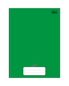 imagem principal do produto Caderno Brochura Capa Dura Universitário D+ Verde 96 Folhas