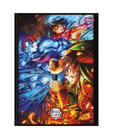 imagem principal do produto Caderno Brochura Capa Dura Universitário Demon Slayer 80 Folhas