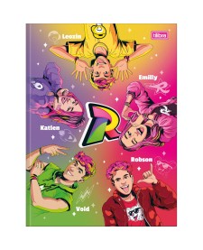 imagem principal do produto Caderno Brochura Capa Dura Universitário Dos Rosa 80 Folhas