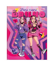 imagem principal do produto Caderno Brochura Capa Dura Universitário Emilly Vick 80 Folhas